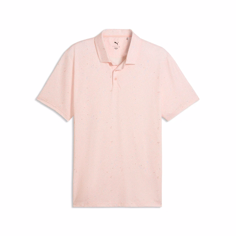 PUMA® Men's CLOUDSPUN Posy BN Golf Polo Shirt with UPF 40+ Protection