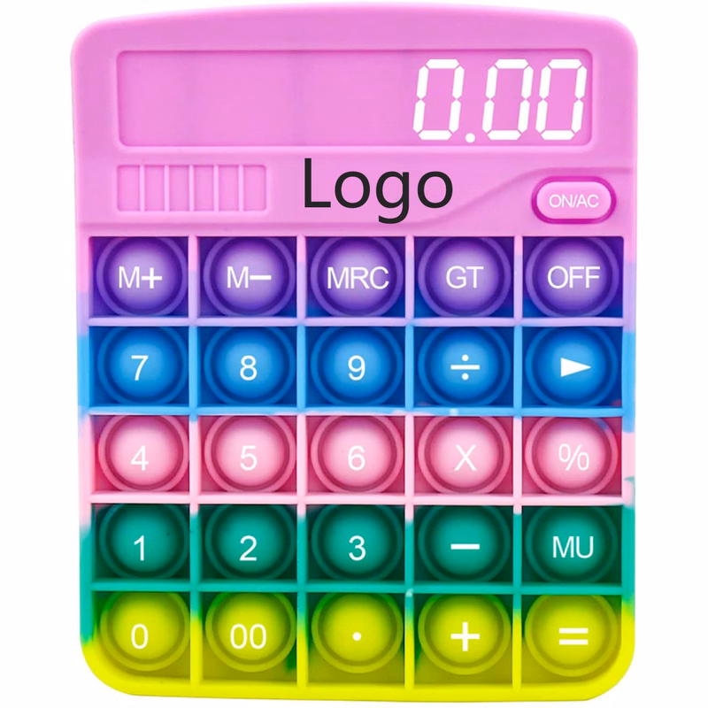 Calculator Push Bubble Popper Fidget Toy