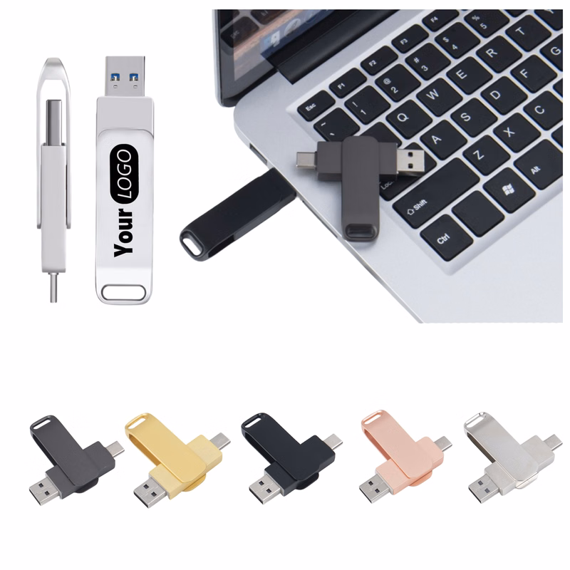 64GB Dual Interface USB Flash Drive for Phone and Computer