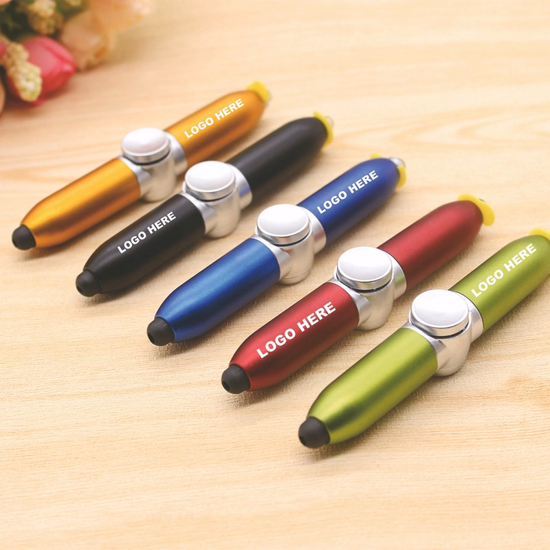 Creative Multifunction Fidget Spinner Pen With Led