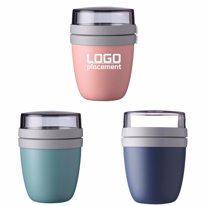 Customized lunch box and yogurt cup