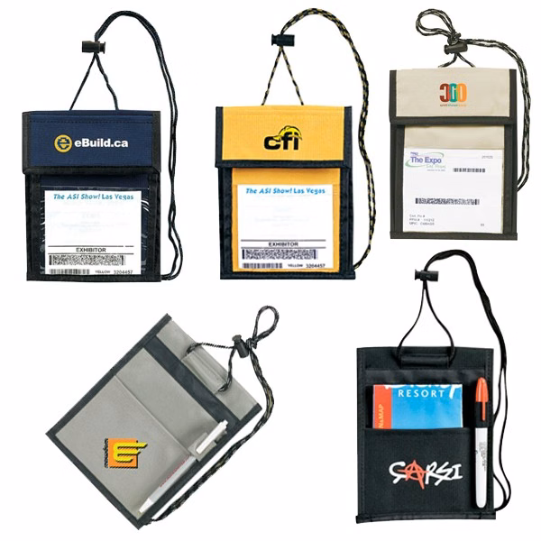 300D Ripstop Polyester Badge Holder with PVC Backing