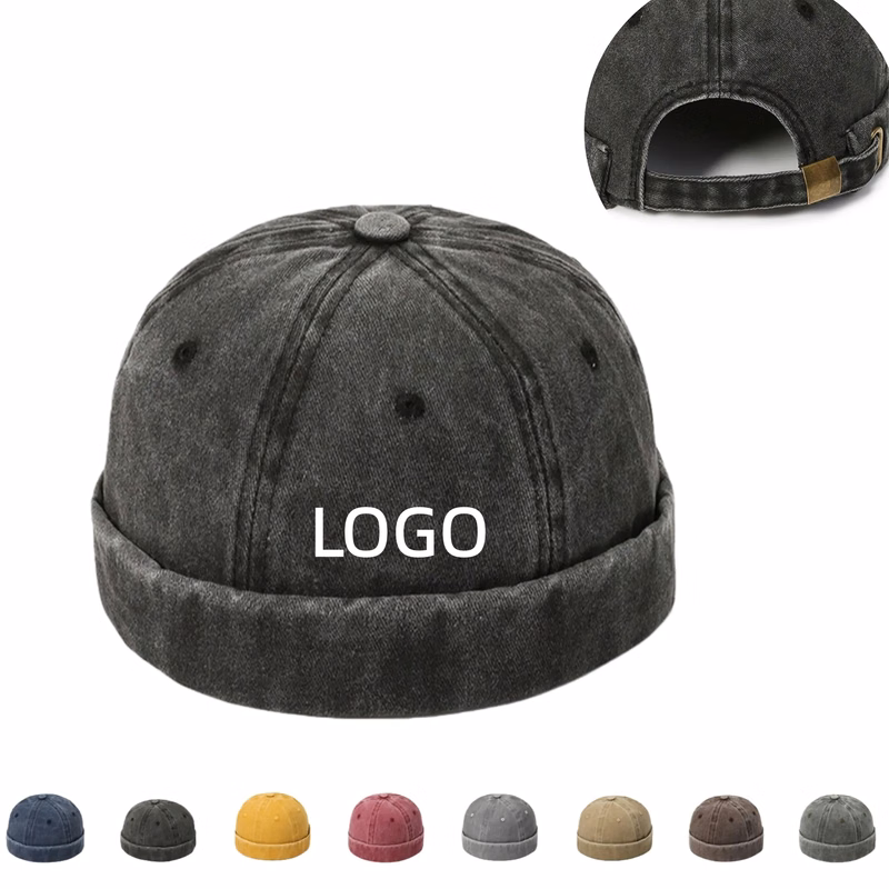 Vintage Denim Flat Hat Newsboy Paperboy Cap Hip Hop Beanie