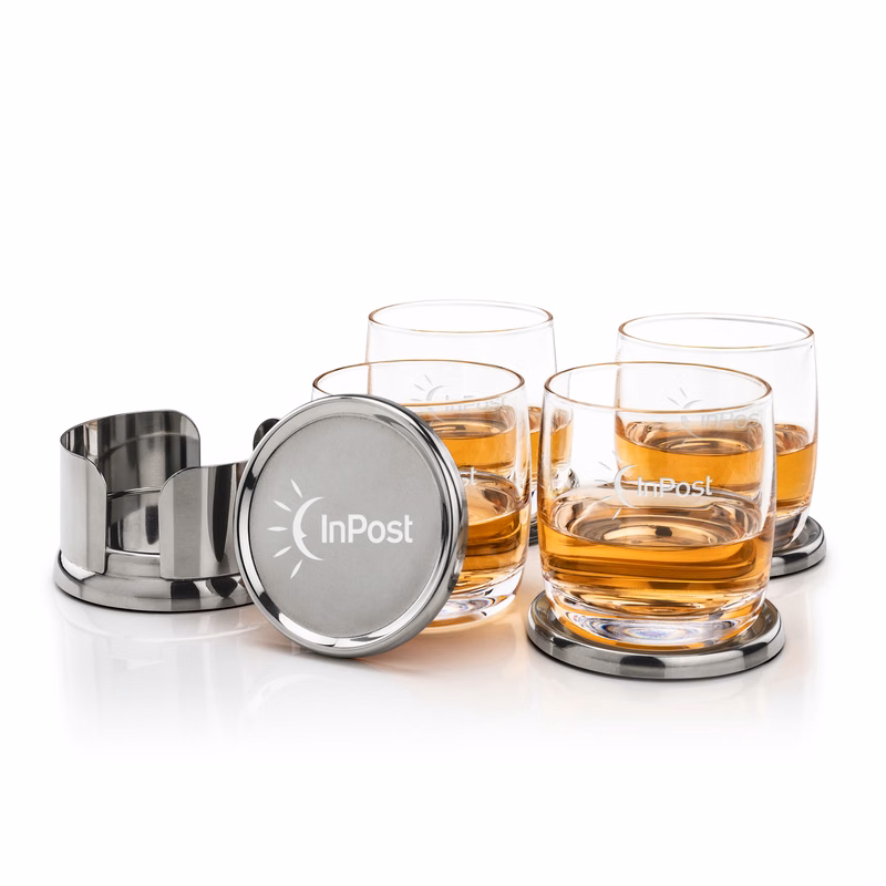 Baldoni Coasters & Ritz On-the-Rocks Set
