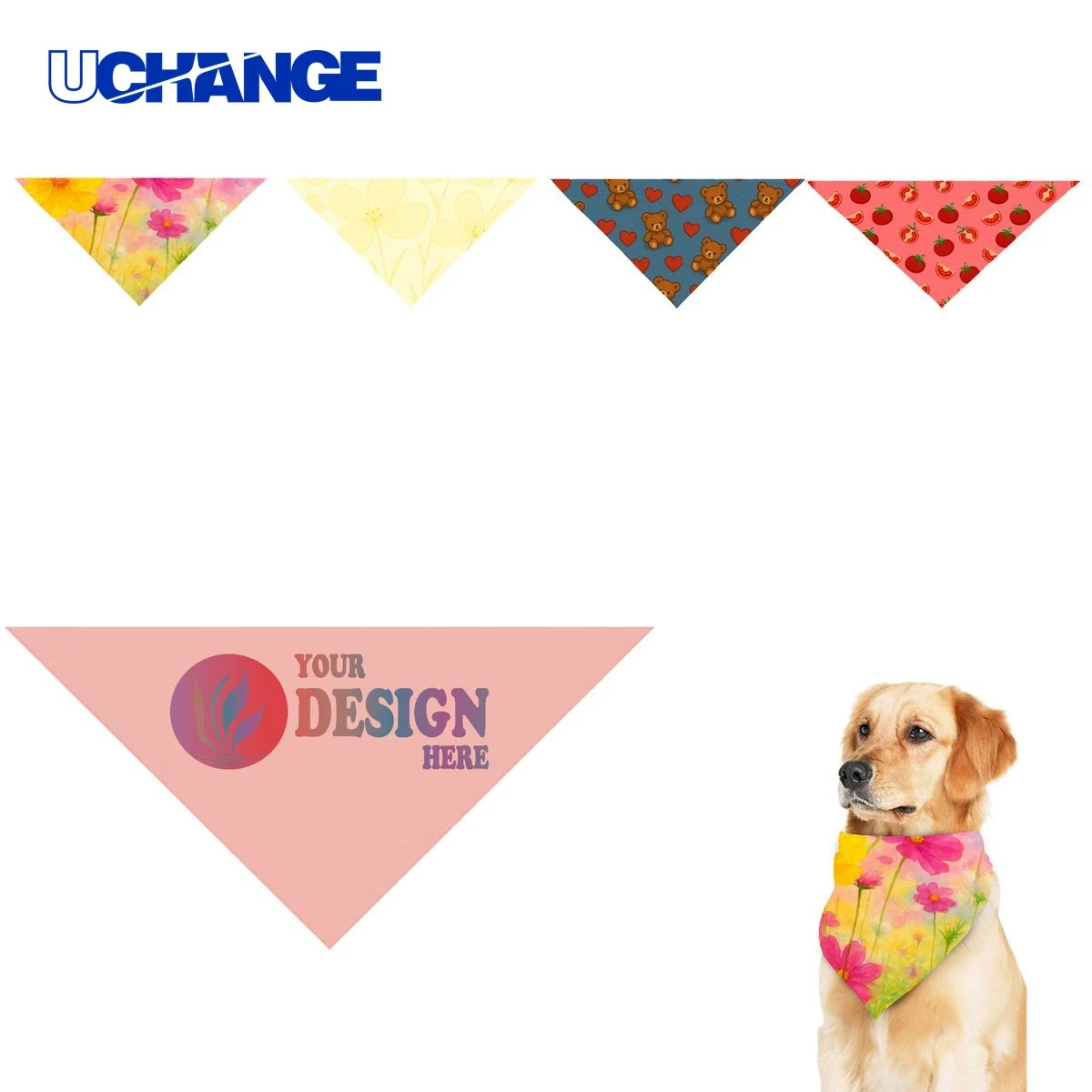 Pet Dog Triangle Bandana 1