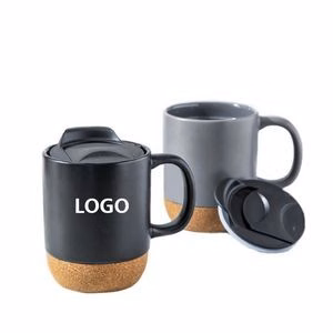Cork Bottom Anti Spill 13 Oz Travel Coffee Mug