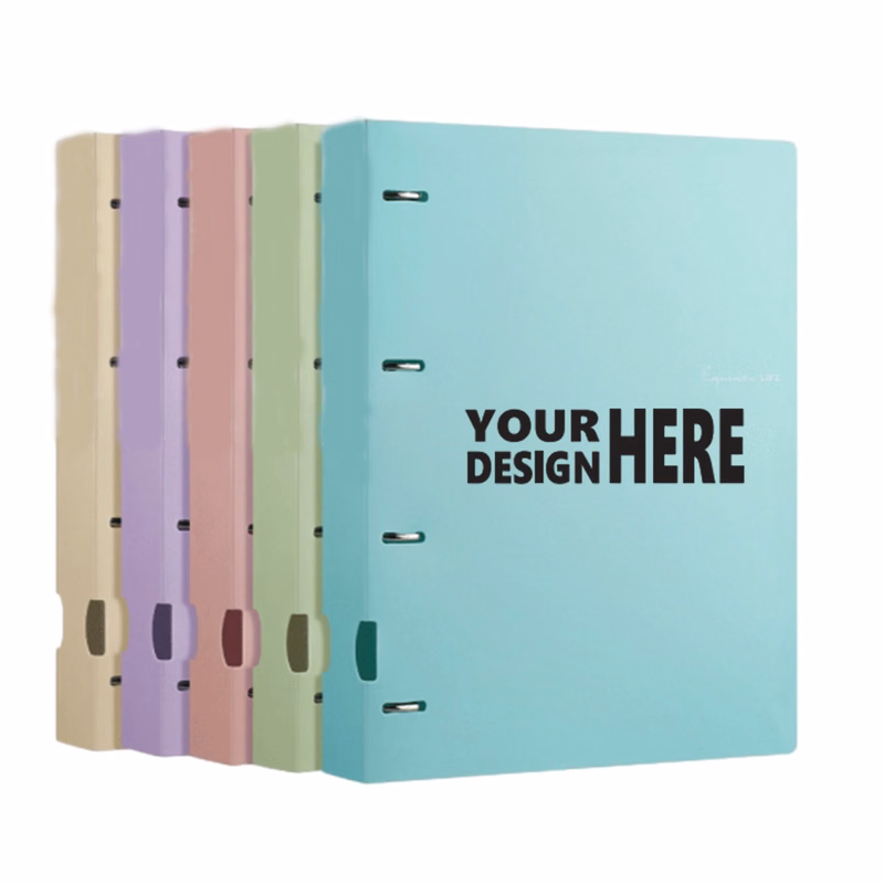 Colorful A4 Loose Leaf Folder