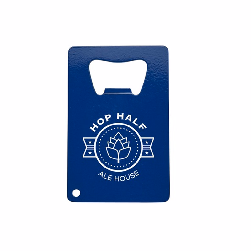 Colorful Coated Credit Card Bottle Opener