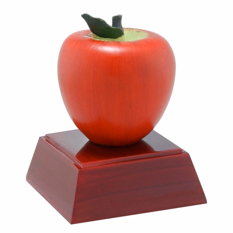 Apple Resin Sculpture