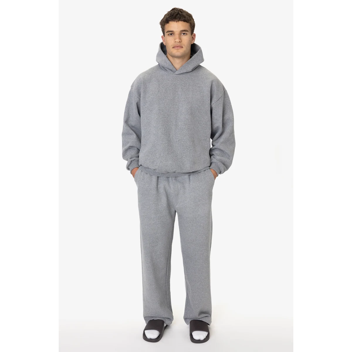 12OZ GABARDINE TRIBLEND FLEECE OPEN BOTTOM PANT 1