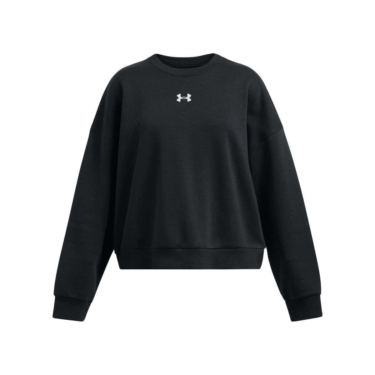 UA Rival Fleece Girls' Oversized Crew 1