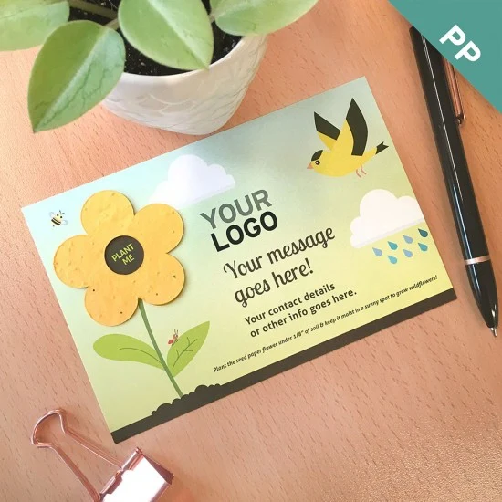 Plant Me Flower Medium Eco Panel Cards 1