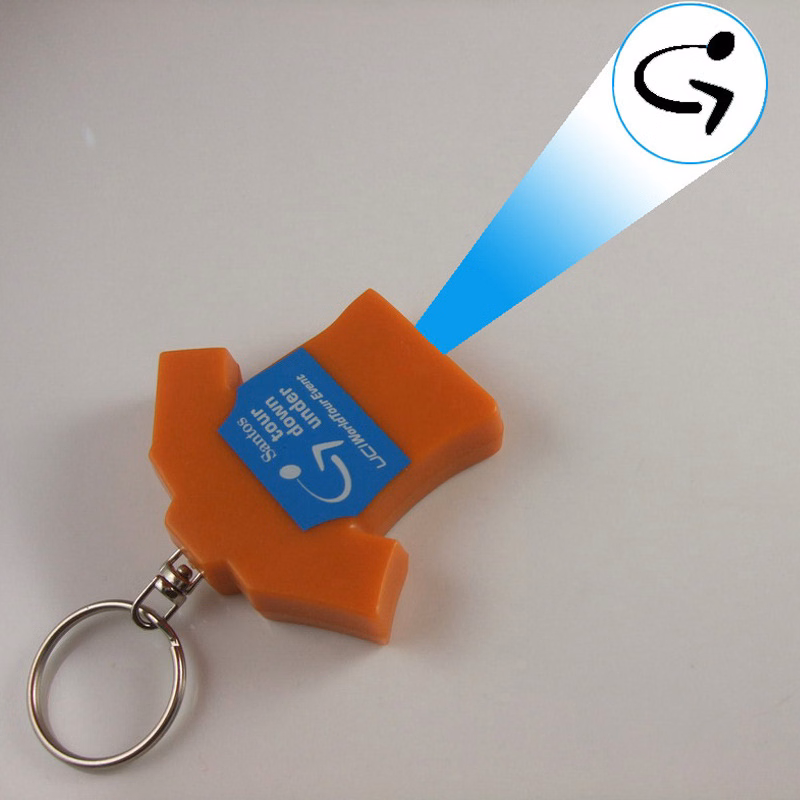 T-shirt Led Logo Projector Key Chain
