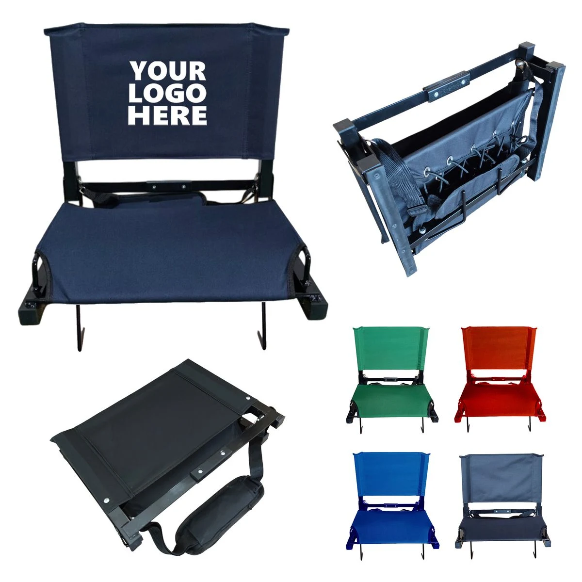 MOQ50 Portable Folding Stadium Seat Outdoor Chair 1