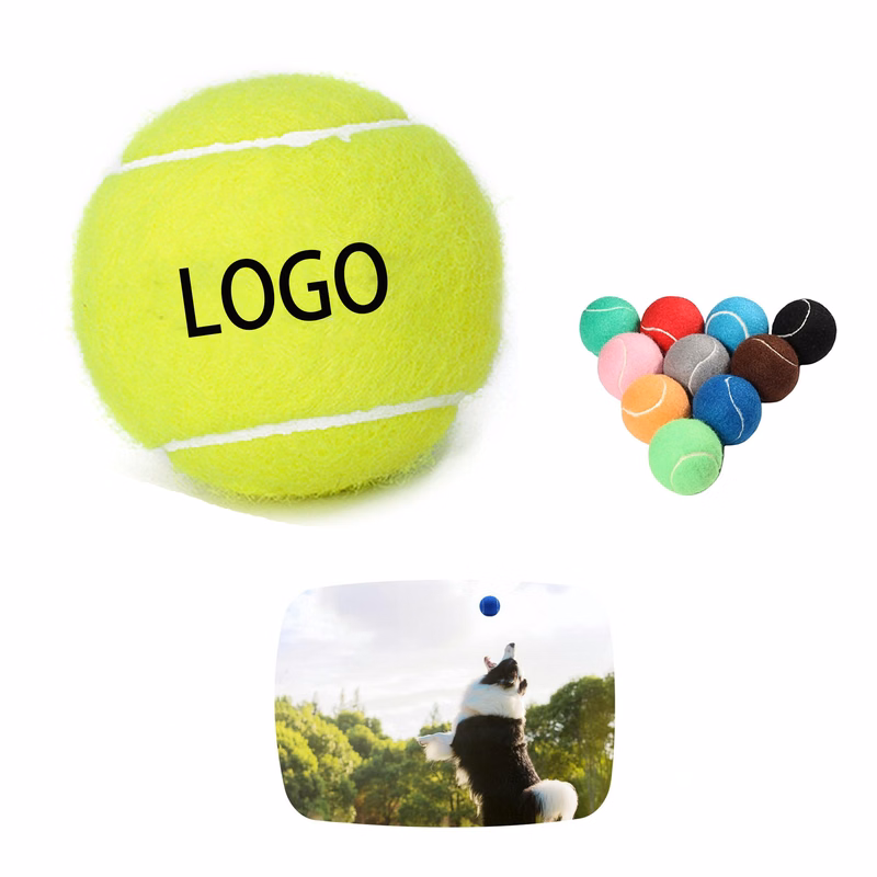 Full Color Pet Tennis Ball Toy MOQ 50pcs