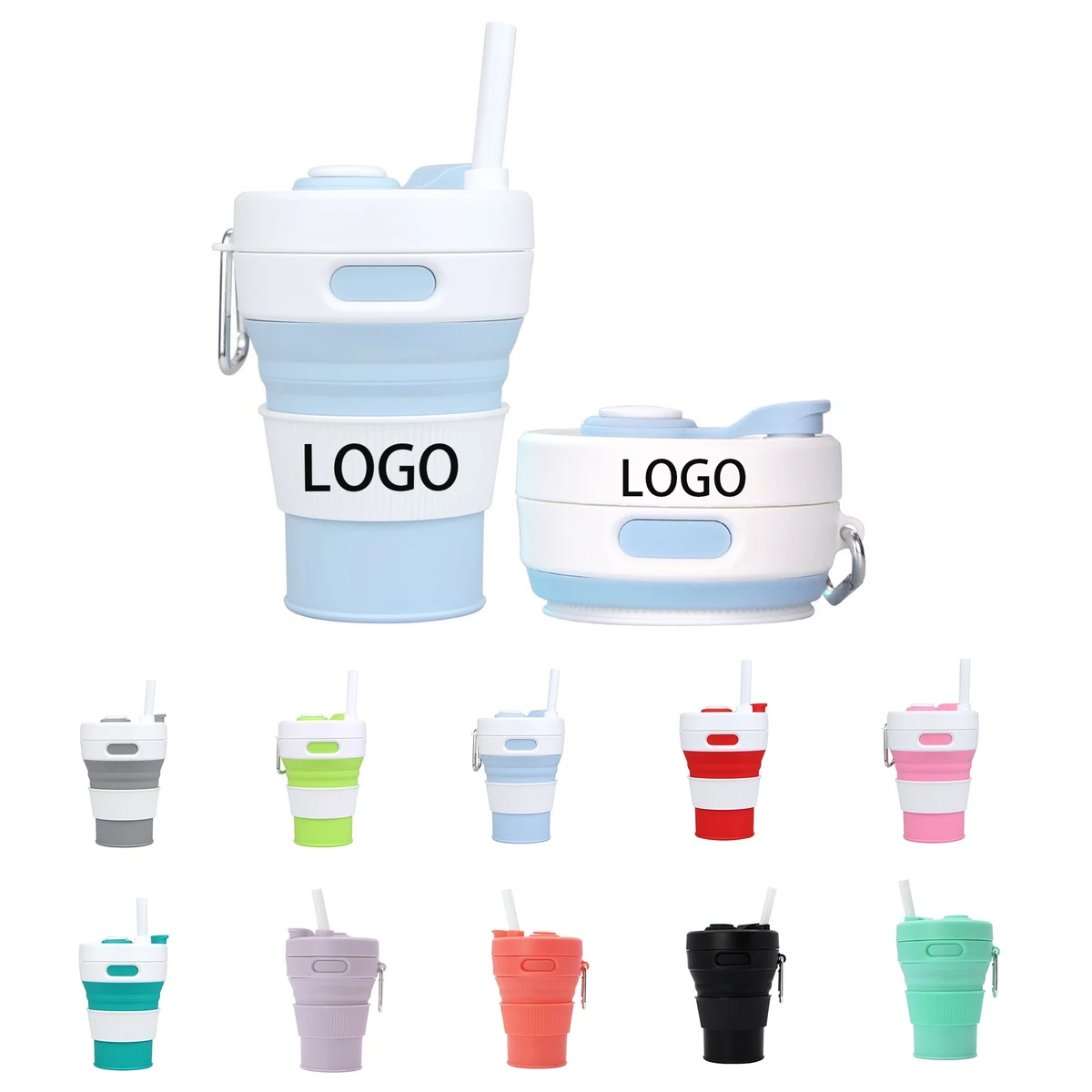 Foldable Straw Water Cup 1