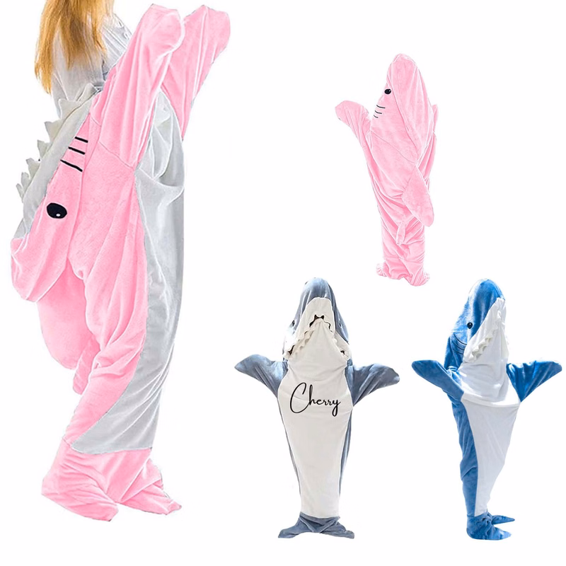 Shark Blanket Adult Hoodie