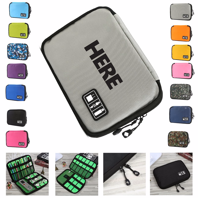 Multifunctional Divided Digital Organizer Bag