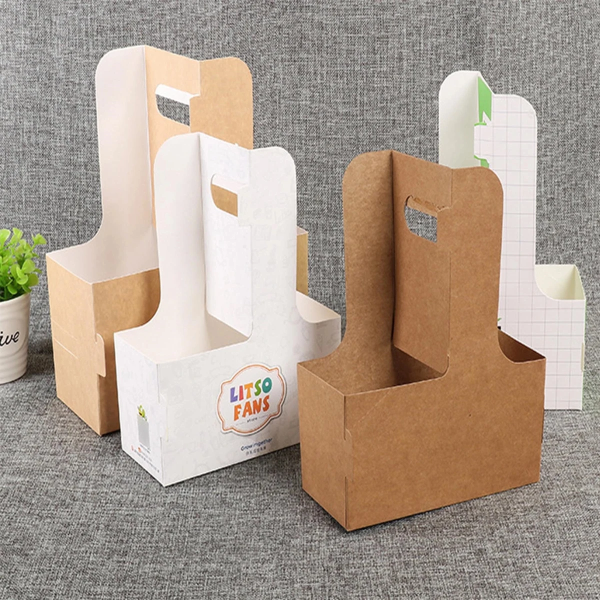 2 Drink Carrier With Handle 1