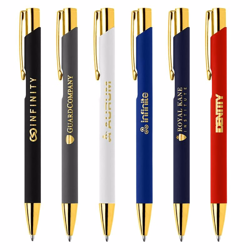 Crosby Gold Softy - Laser Engraved Metal Pen
