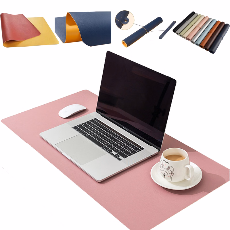 Dual-sided Leather Mouse Pad