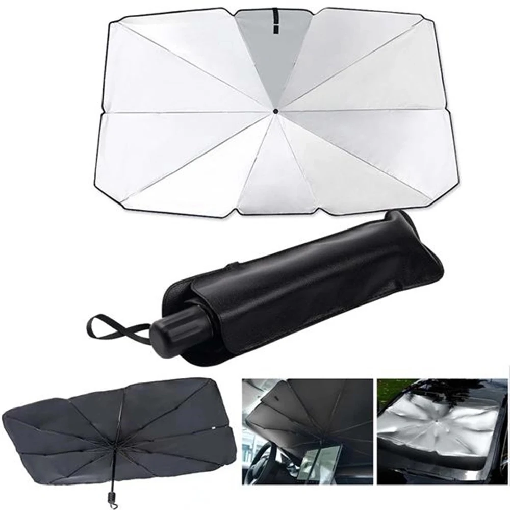 Car Windshield Sunshade Umbrella With Storage bag 1