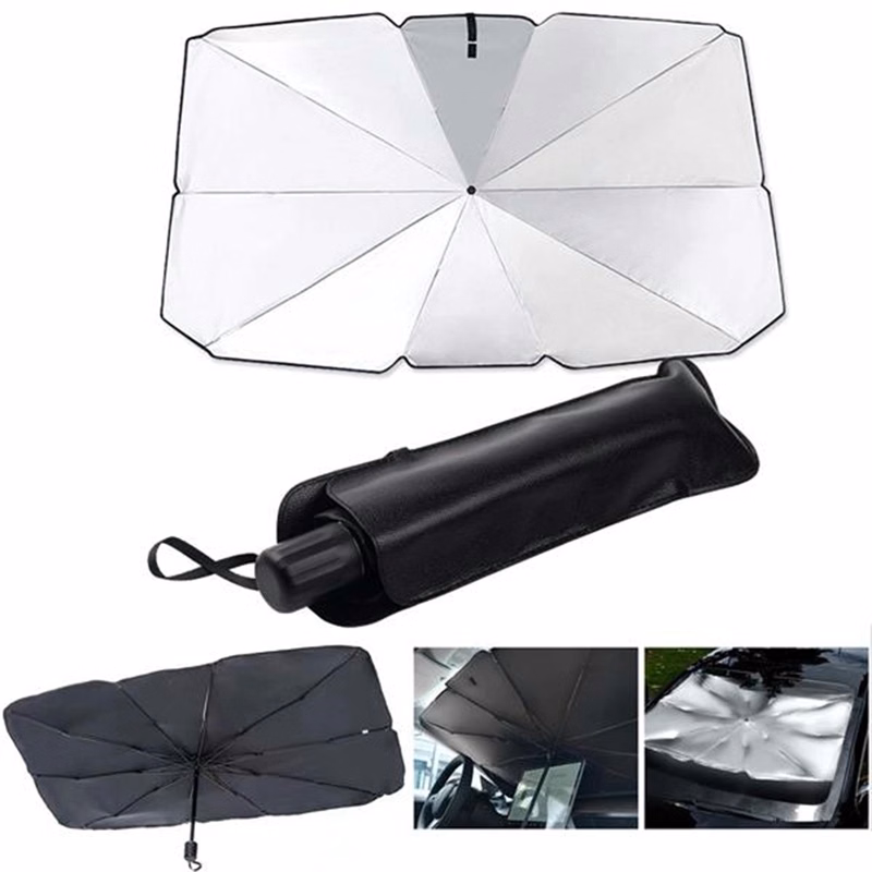 Car Windshield Sunshade Umbrella With Storage bag