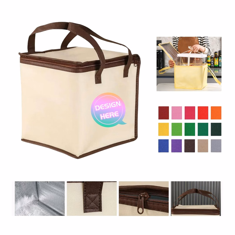 Large Cooler Camping Bag Cake Food Drink