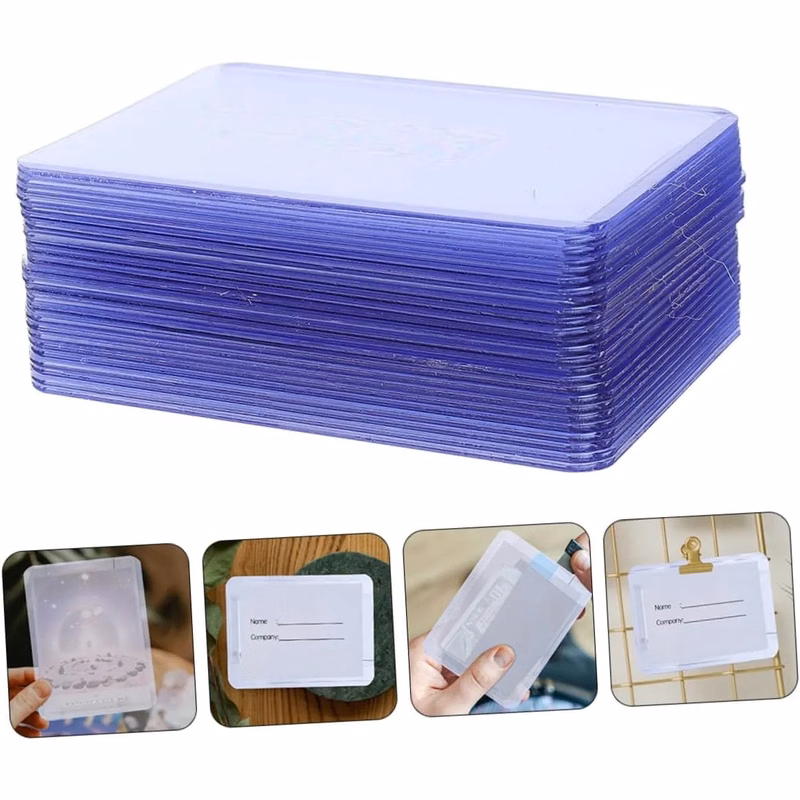 PVC Hard Plastic Card Sleeves Holder