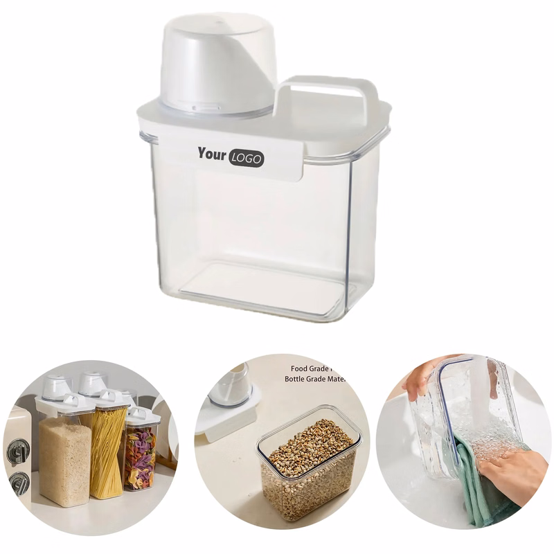 Plastic Transparent Food Storage Tank