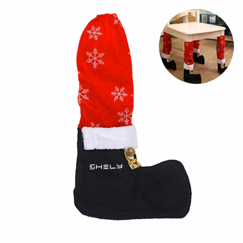 Christmas Table Foot Socks Chair Leg Covers