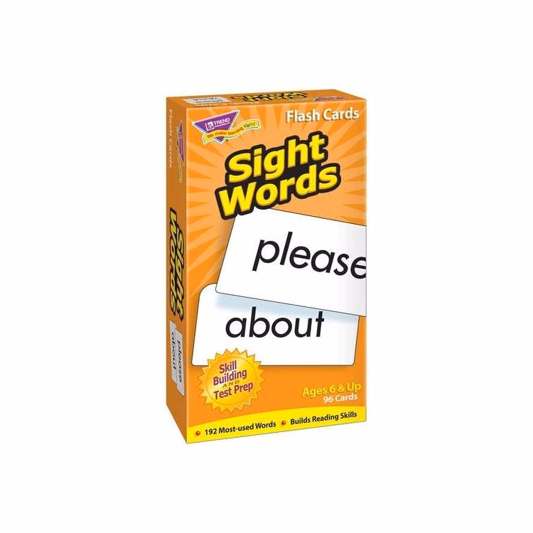 Sight Words Skill Drill Flash Cards - 12 Pack