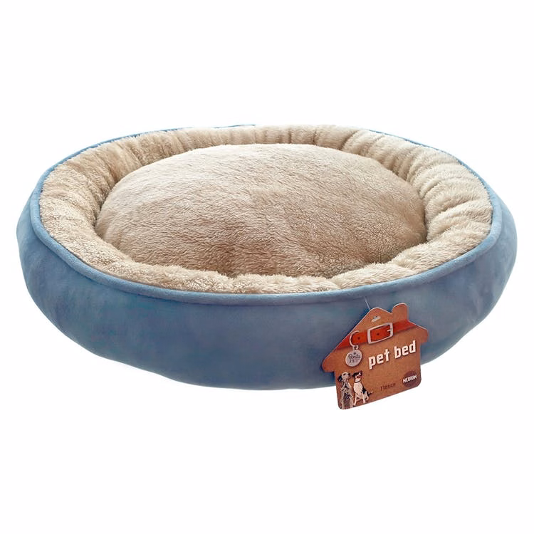 Fleece Pet Beds - Blue Medium