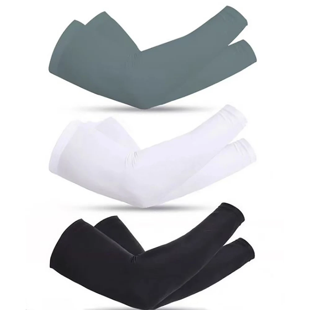 Unisex Cooling Ice Silk Arm Sleeves 1