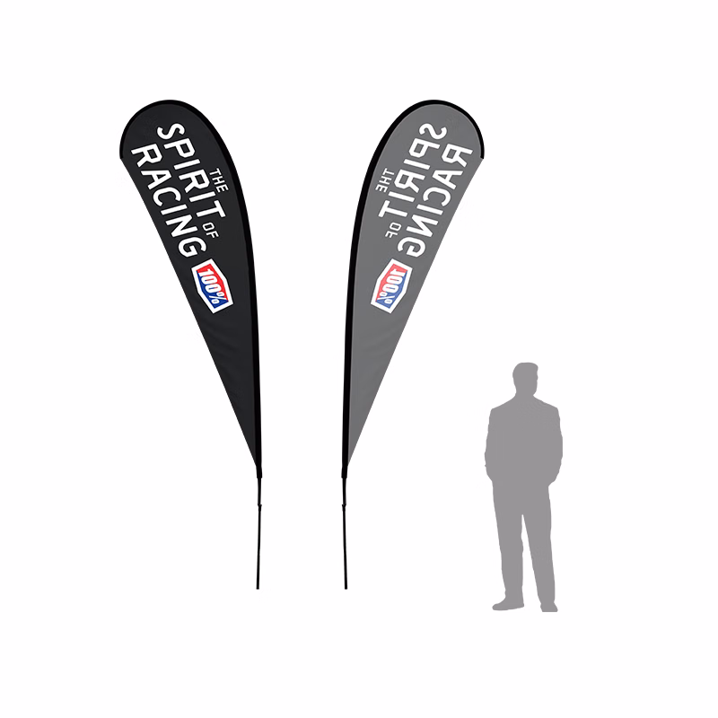 15ft Single Sided TearDrop Flag w/ Pole