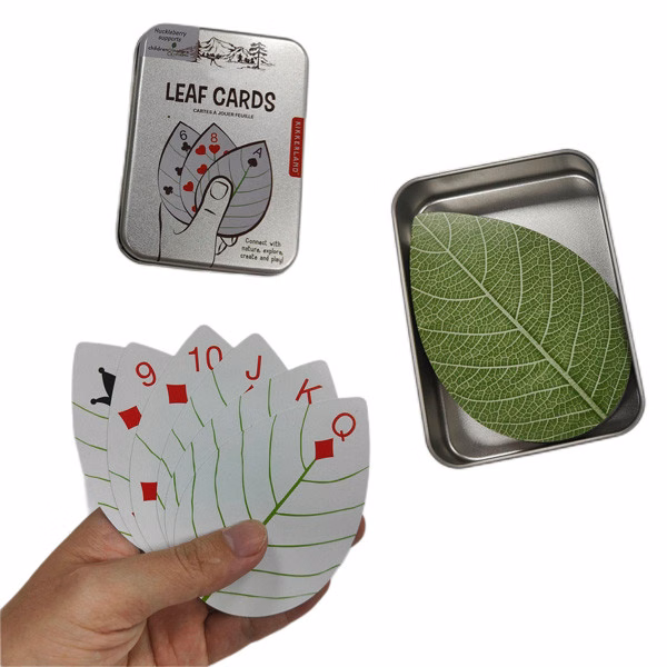 Leaf Shaped Playing Card