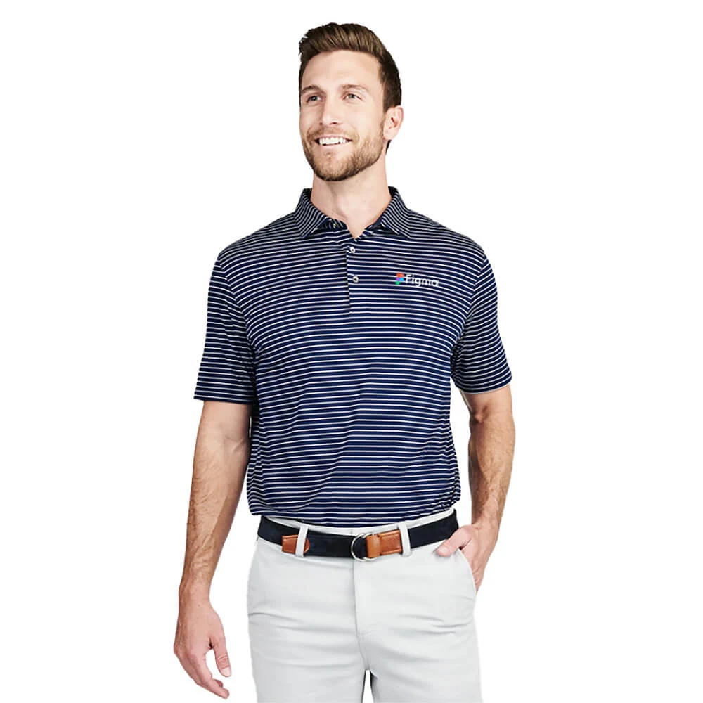 Tasc Men's Cloud Polo Brookline Stripe 1