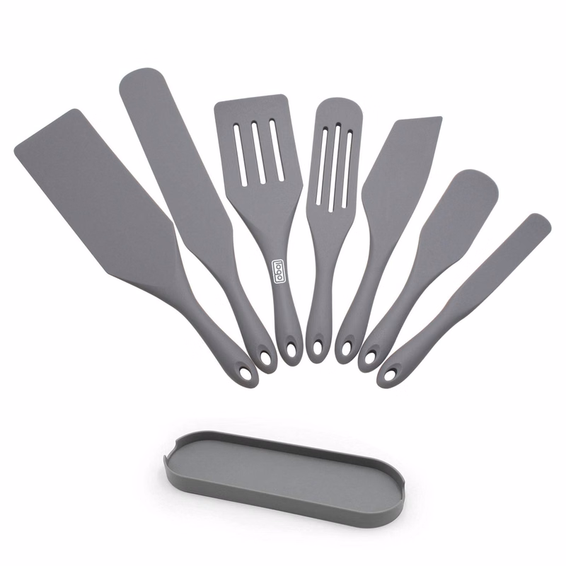 8PCS Heat Resistant Silicone Kitchen Cooking Utensils Set