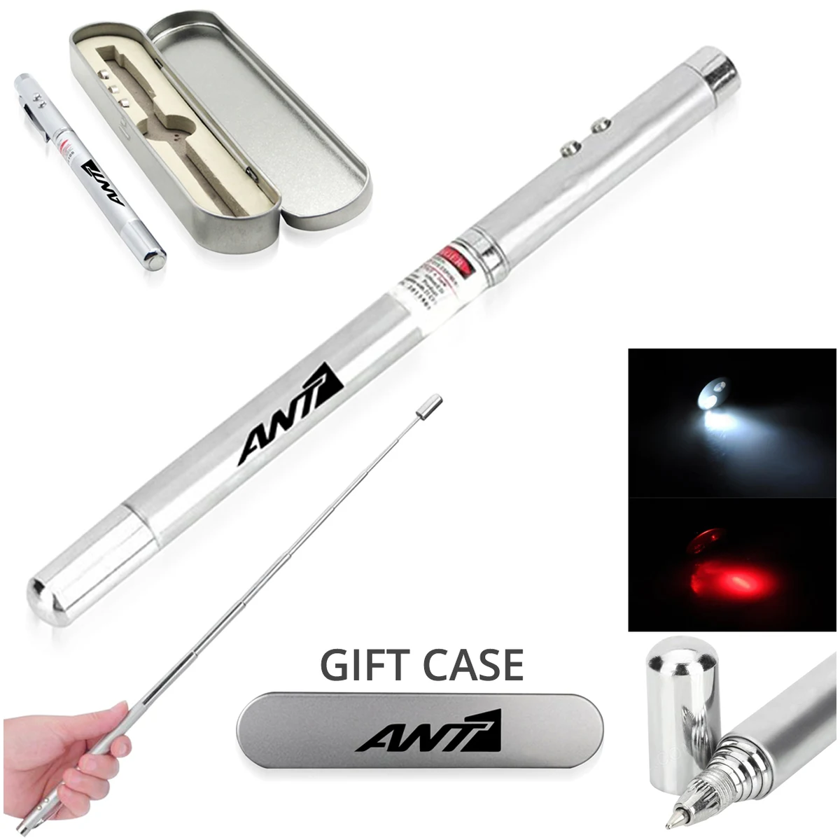 SilverBeam Executive Telescopic Laser Pointer Pen 1