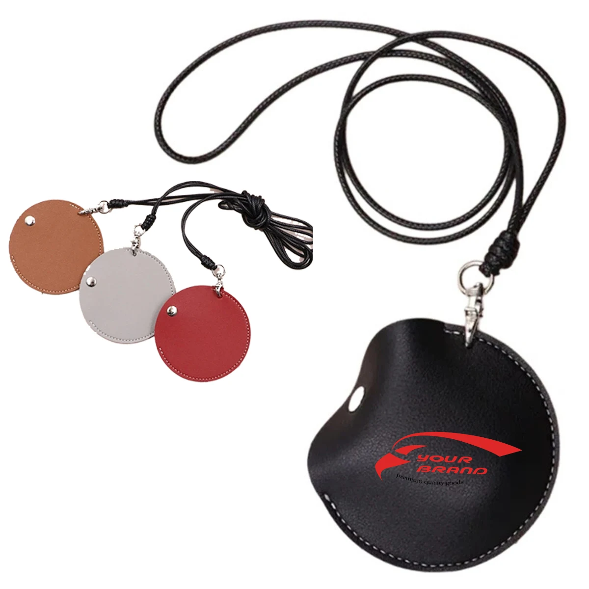 Neck Hanging Bluetooth Headset Storage Bag USB Small Items 1