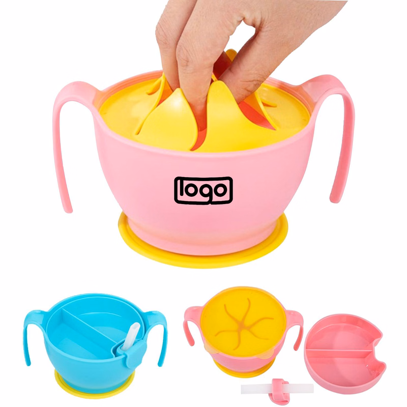 Kids Spill Proof Straw Bowl