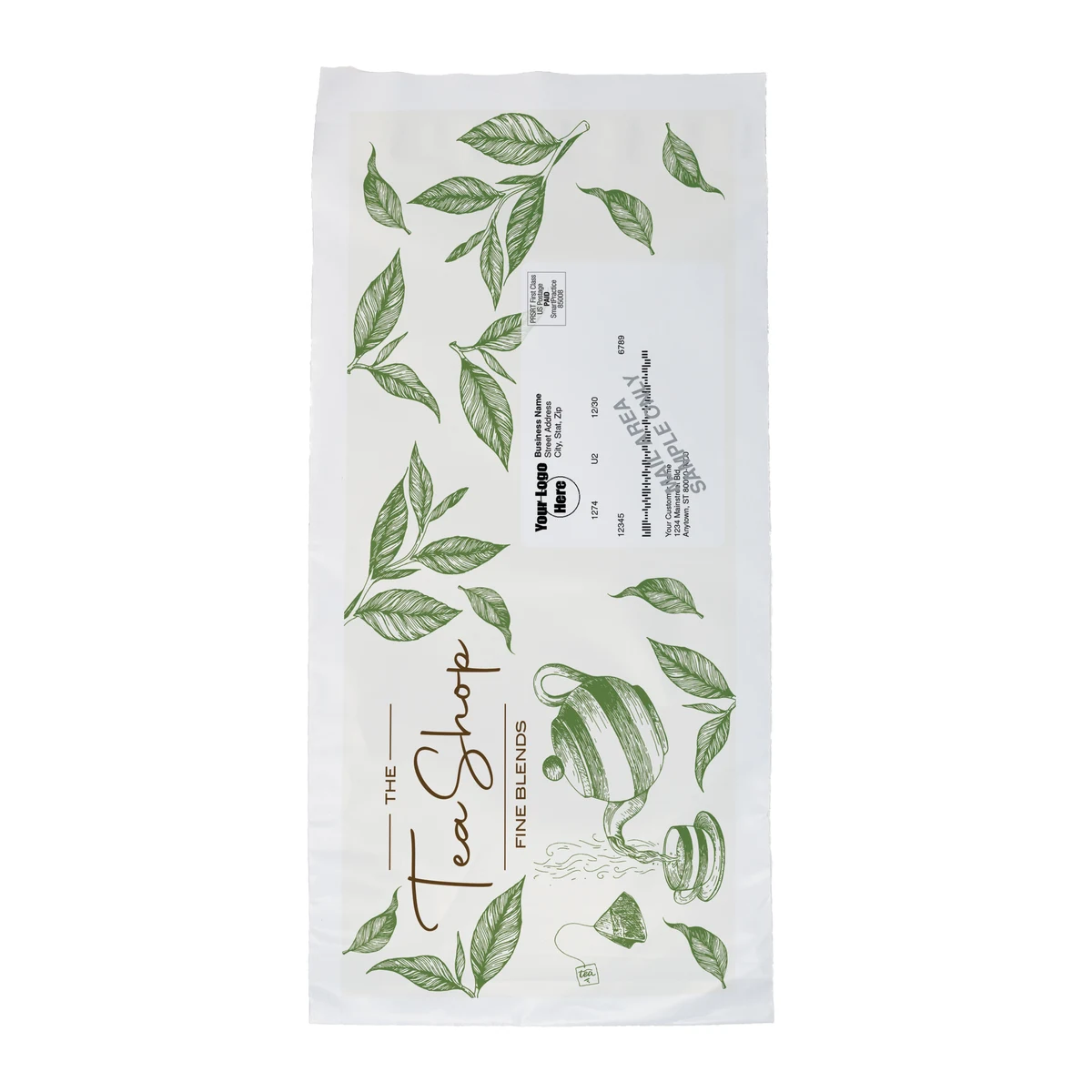 Full Color Variable Addressing 2-Sided Flat Poly Mailer (6.75" x 12") 1