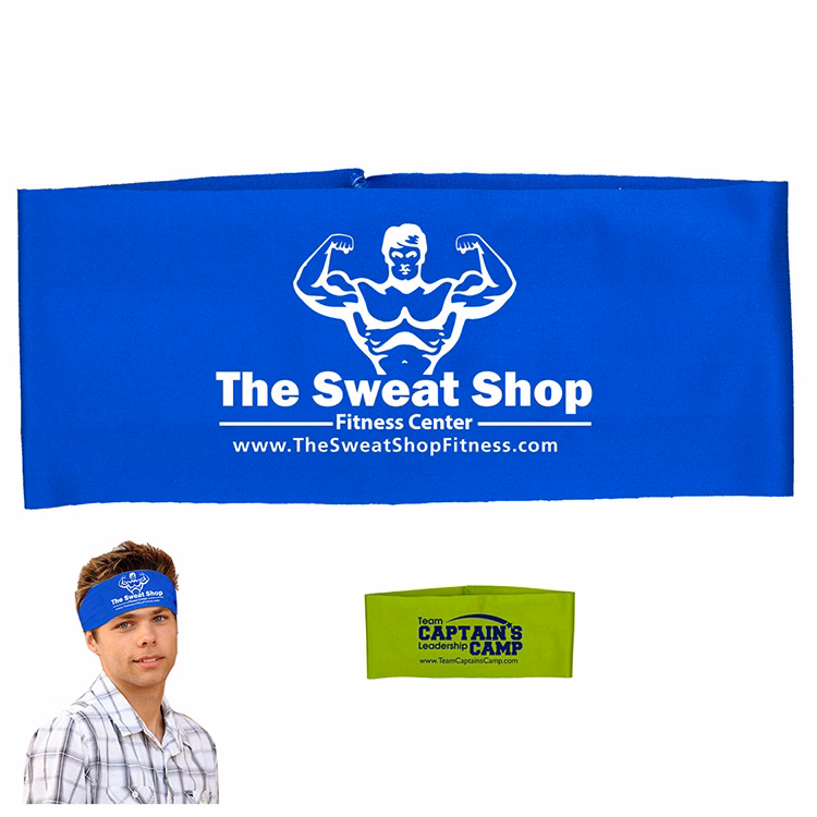 "The Austin" Sporty Headband Headwear Silkscreen - Domestic Production