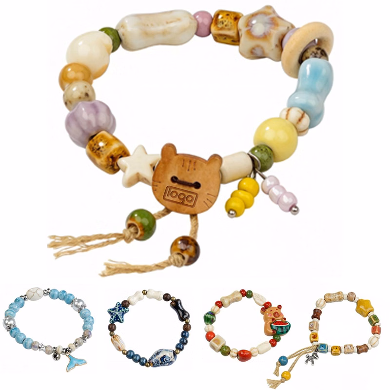 Custom Ceramic Beaded Bracelet