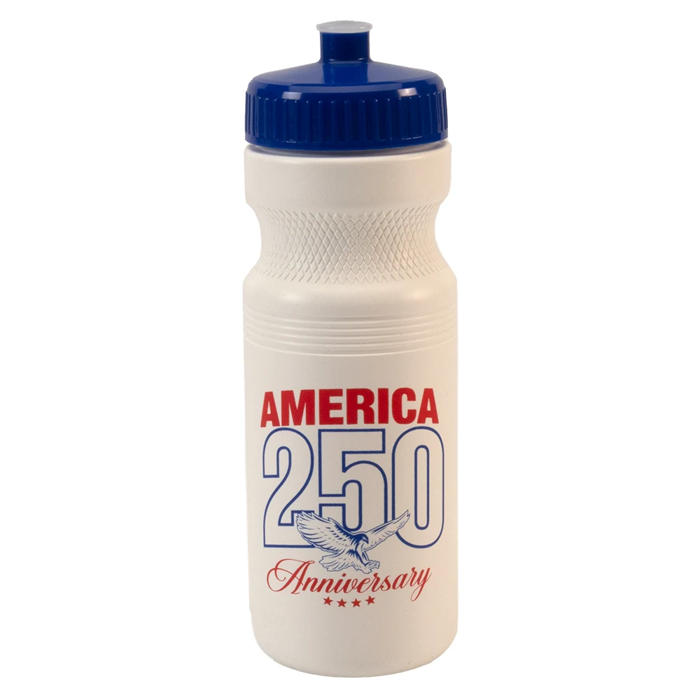 24 oz. Commemorative Plastic Sports Bottle, 250th Anniversary 1