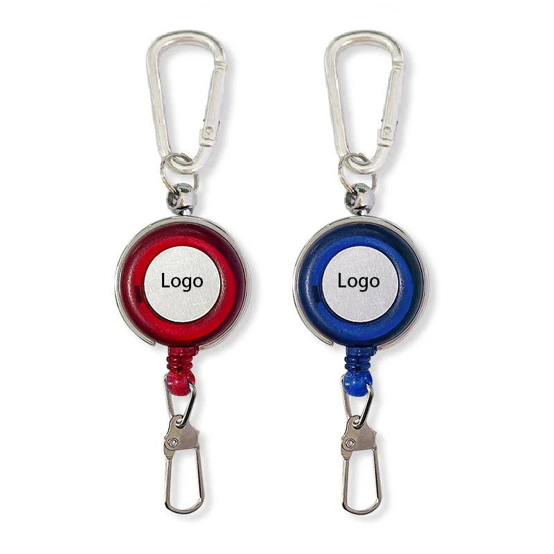 Telescopic Badge Reel with Key Chain 1