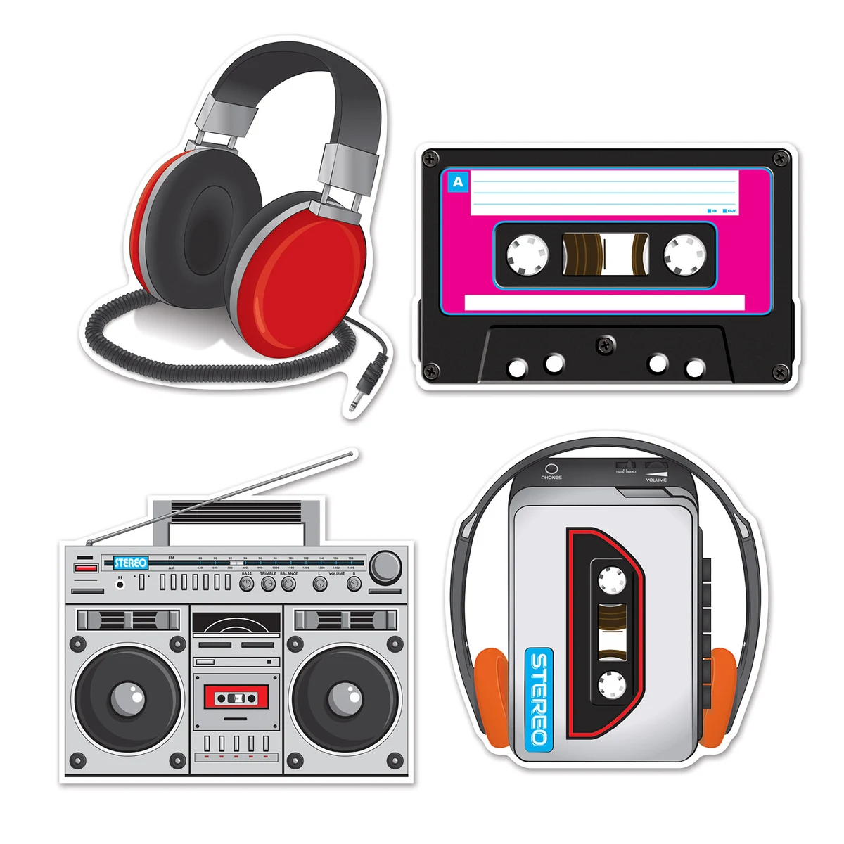 Cassette Player Cutouts 1