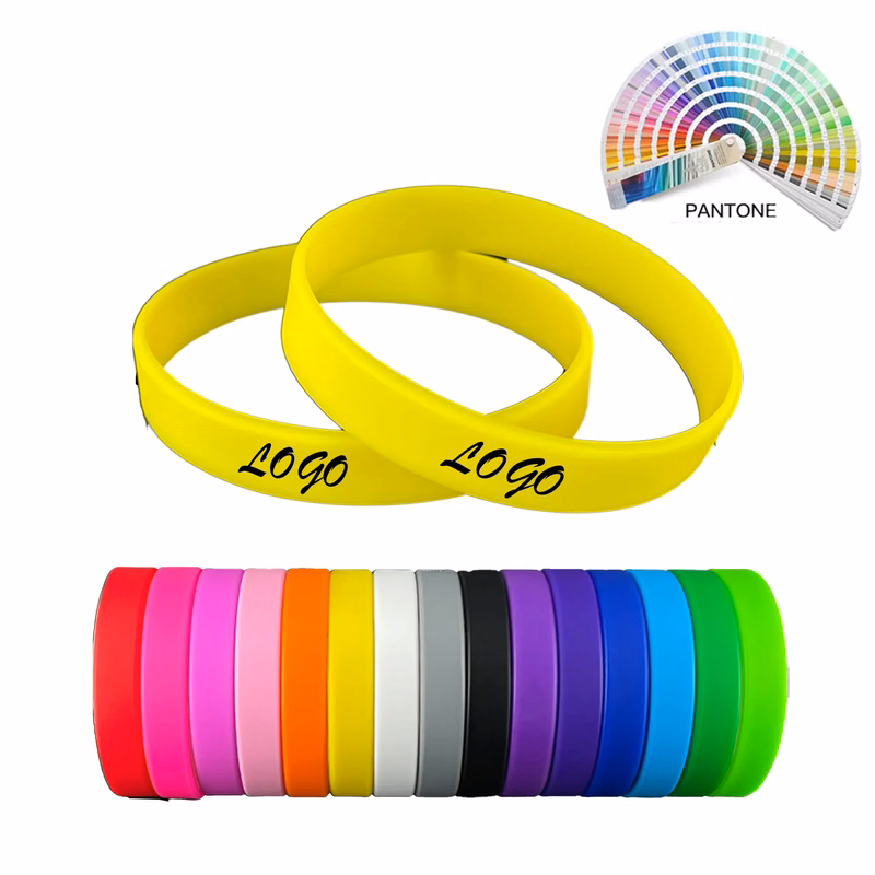 MOQ 30 Silicone Waterproof Sports Decorative Bracelet