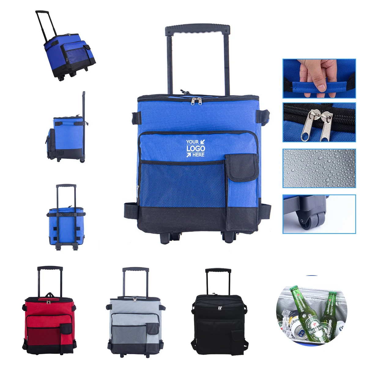 Rolling Cooler Bag Cart 1