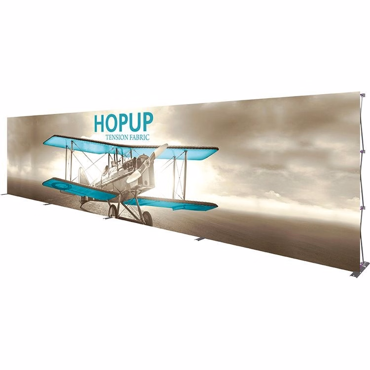 Hopup 30ft Full Height Straight Display W/ Front Graphic